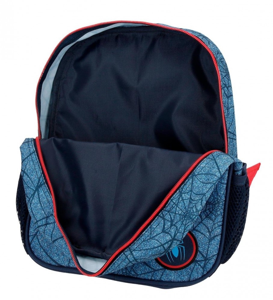 Joumma Bags Mochila Spiderman 28cm con carro azul