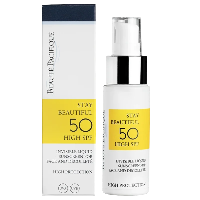 Beauté Pacifique - STAY BEAUTIFUL High SPF50 nvisible Liquid 50 ml - Solcreme