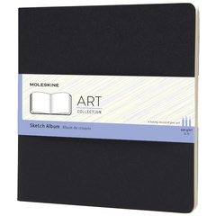 MOLESKINE Album de croquis, carré, 120 g/m2, carton, noir