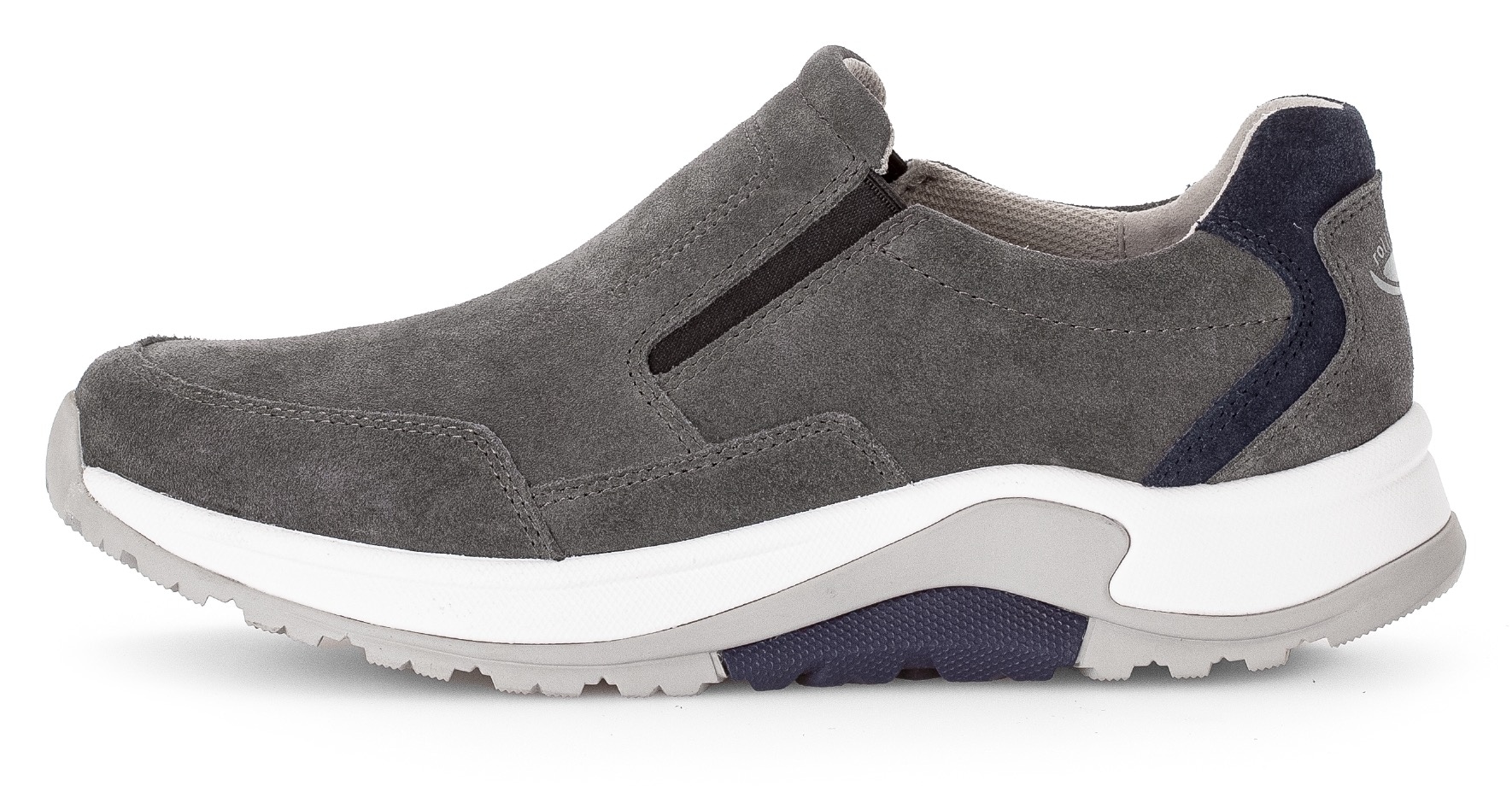 Gabor Rollingsoft Slipper  Schlupfschuh, Komfortschuh mit seitlichem Stretcheinsatz, Weite G