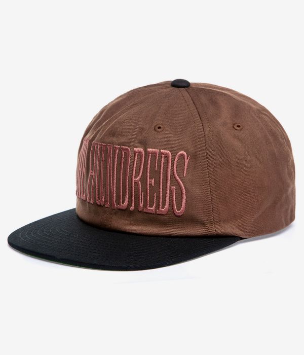 The Hundreds Serif Snapback Cap (brown)
