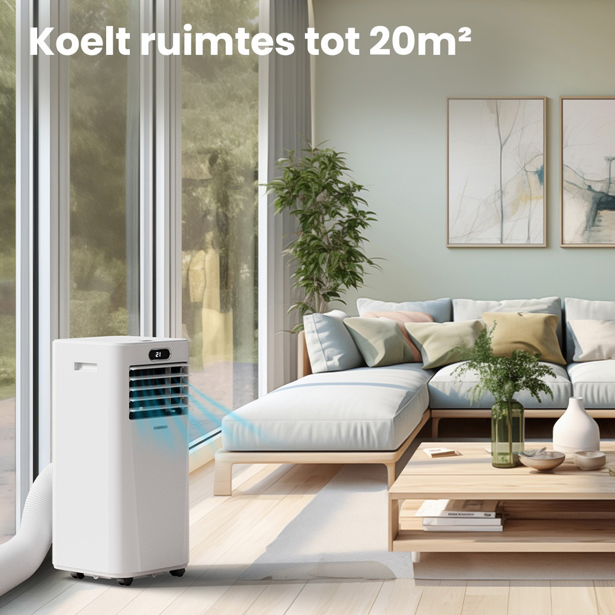 Auronic 3-in-1 mobiele airco - 7.000 BTU