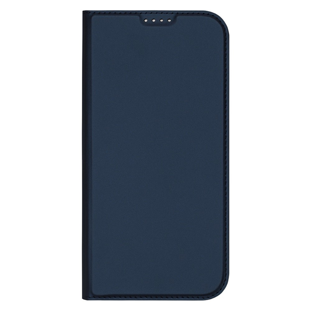 iPhone 16 Pro Max Flip Wallet Cover Leder Tasche - Dunkelblau