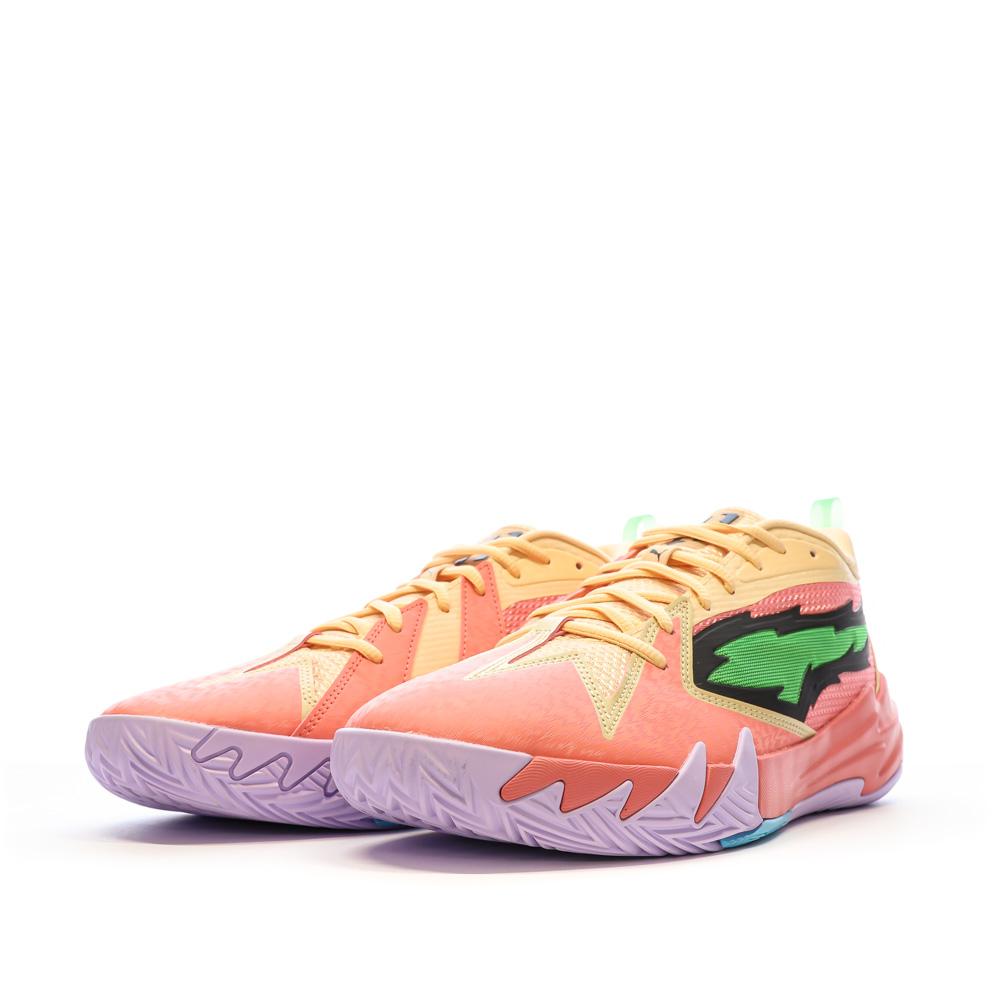 Puma Chaussures de Basket Rose/Orange Homme Puma Scoot Zeros