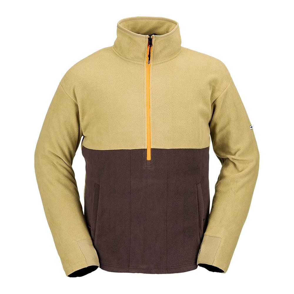 Volcom MOCK - Polaire Homme dark khaki