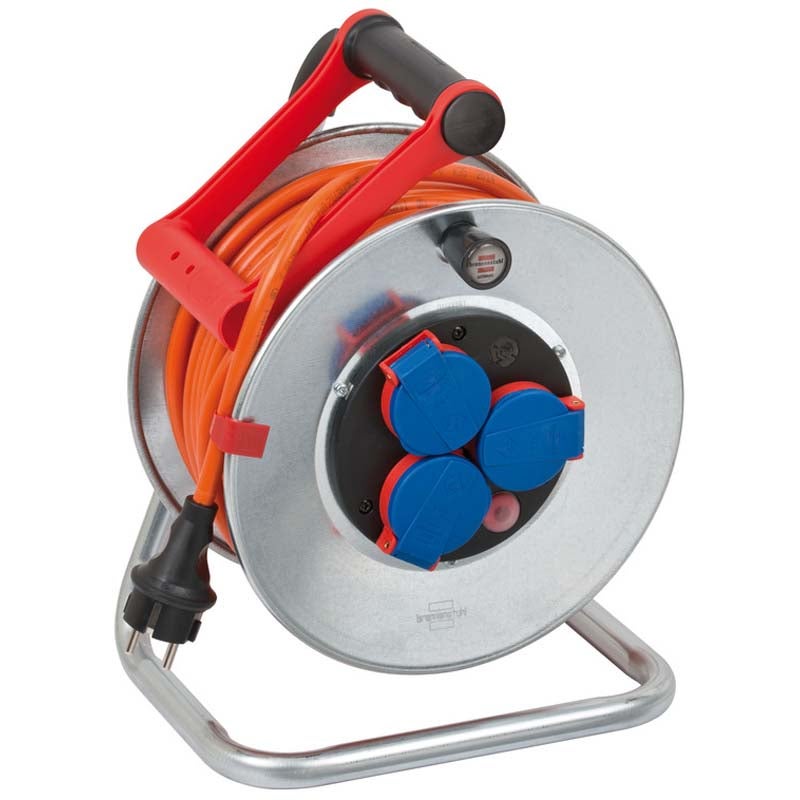 Brennenstuhl KTro Garant 1198370 kabelhaspel 3 aansluitingen oranje aderdikte 1.5mm buitengebruik 25m