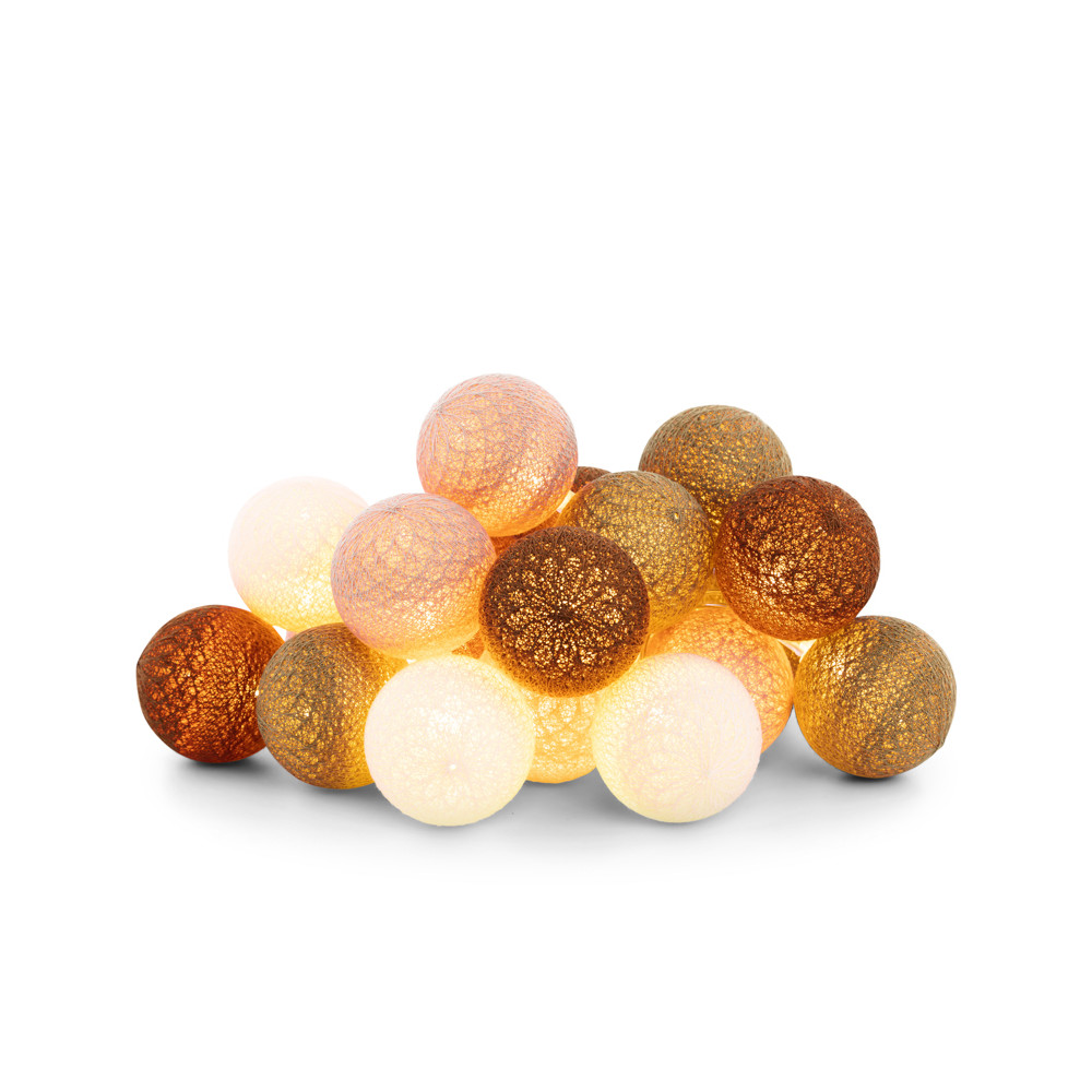 Cotton Ball Lights Outdoor starter kit lichtslinger - Terraza