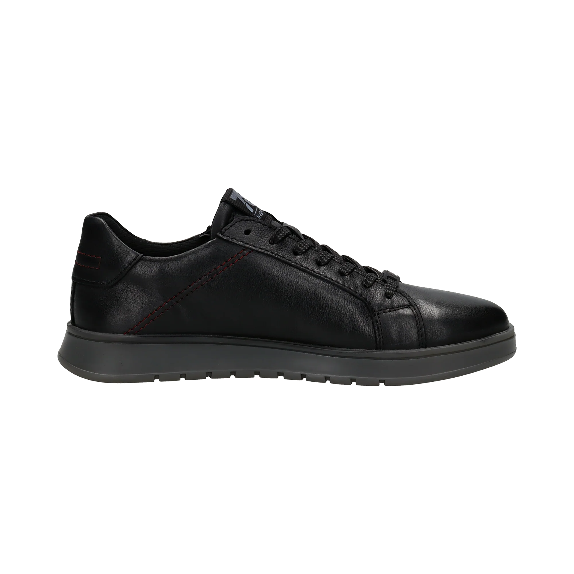 Leder Sneaker schwarz