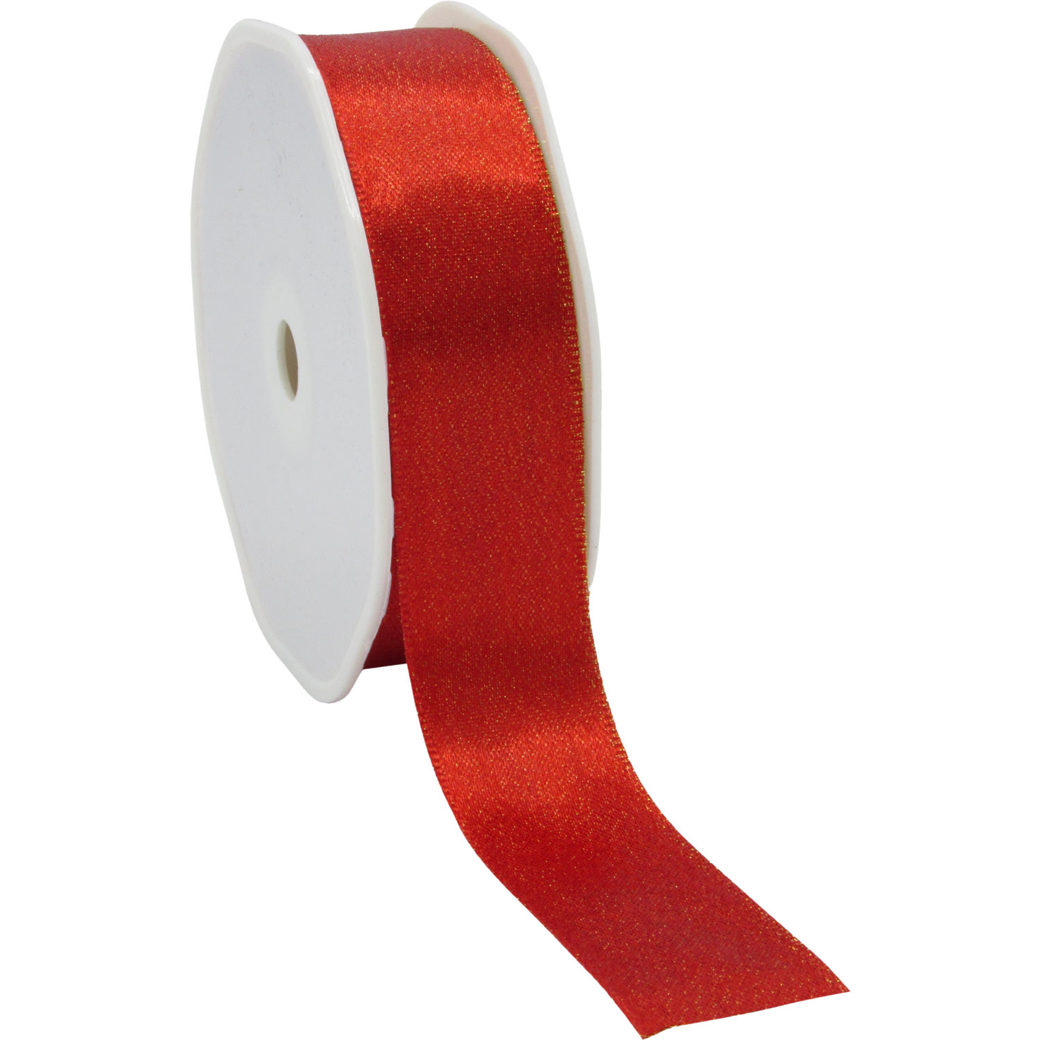 Satijnlint, 25mm, 20m, PP, Luxury, rood