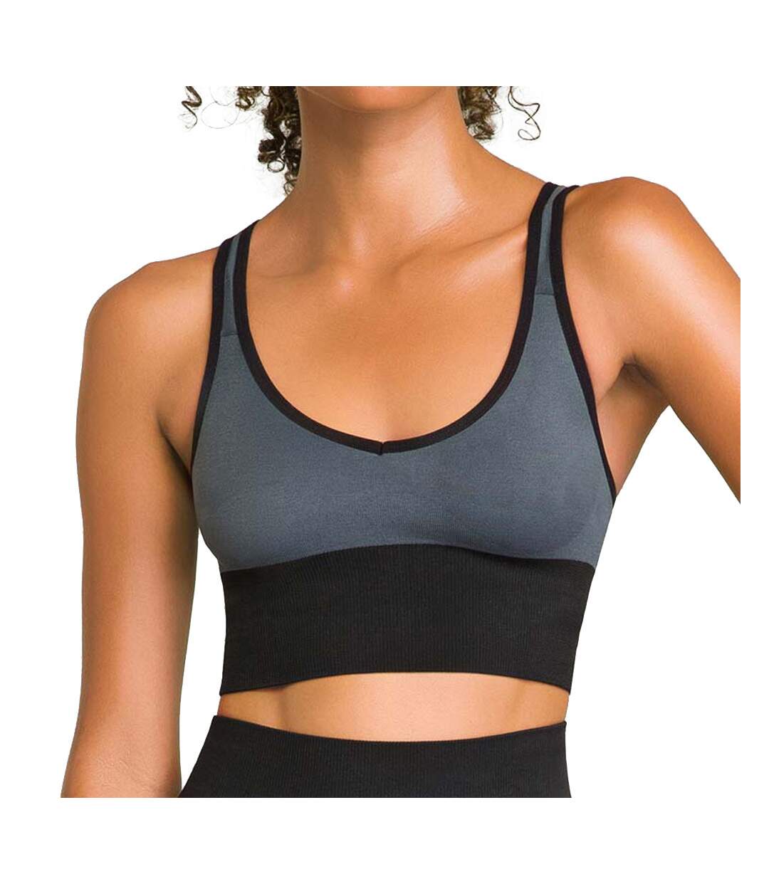 Brassière Grise femme Dim Sport D08FK