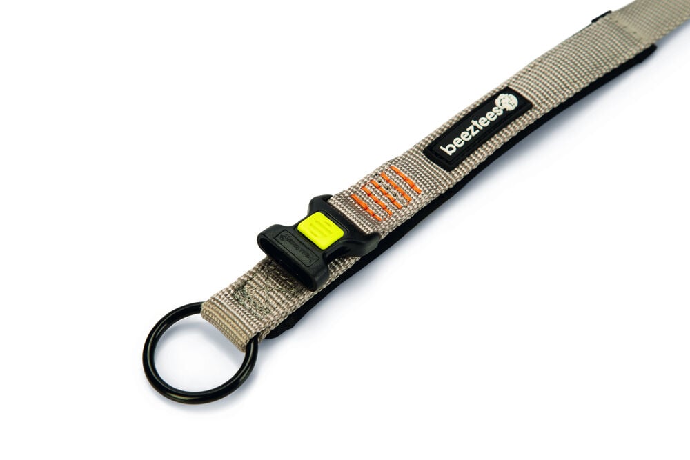 Beeztees Premium Parinca - Halsband Hond - grijs - 30 tot 35 cm