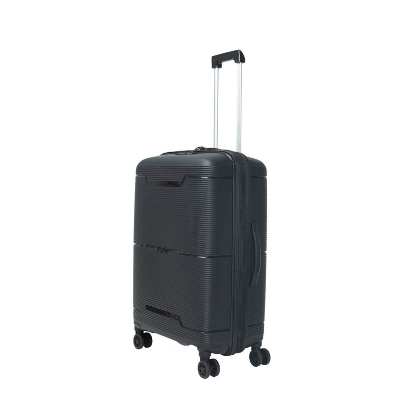 Lot de 3 valises extensibles Haree 55, 67 et 76.5 cm Black