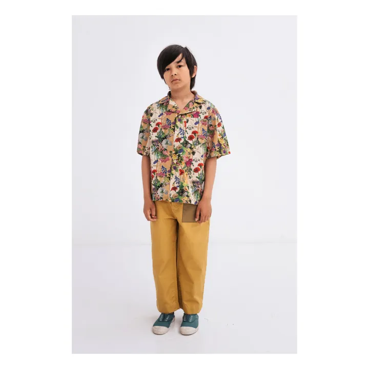 Repose AMS Chemise Coton Bio Fizzy | Jaune moutarde