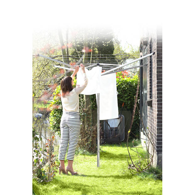 Brabantia Topspinner droogmolen - 36 m - met bodemhuls