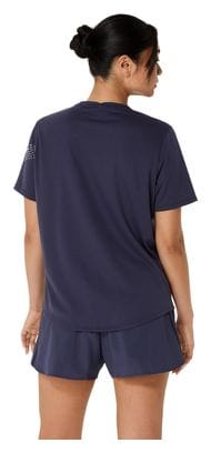Maillot manches courtes Asics Icon Bleu Femme