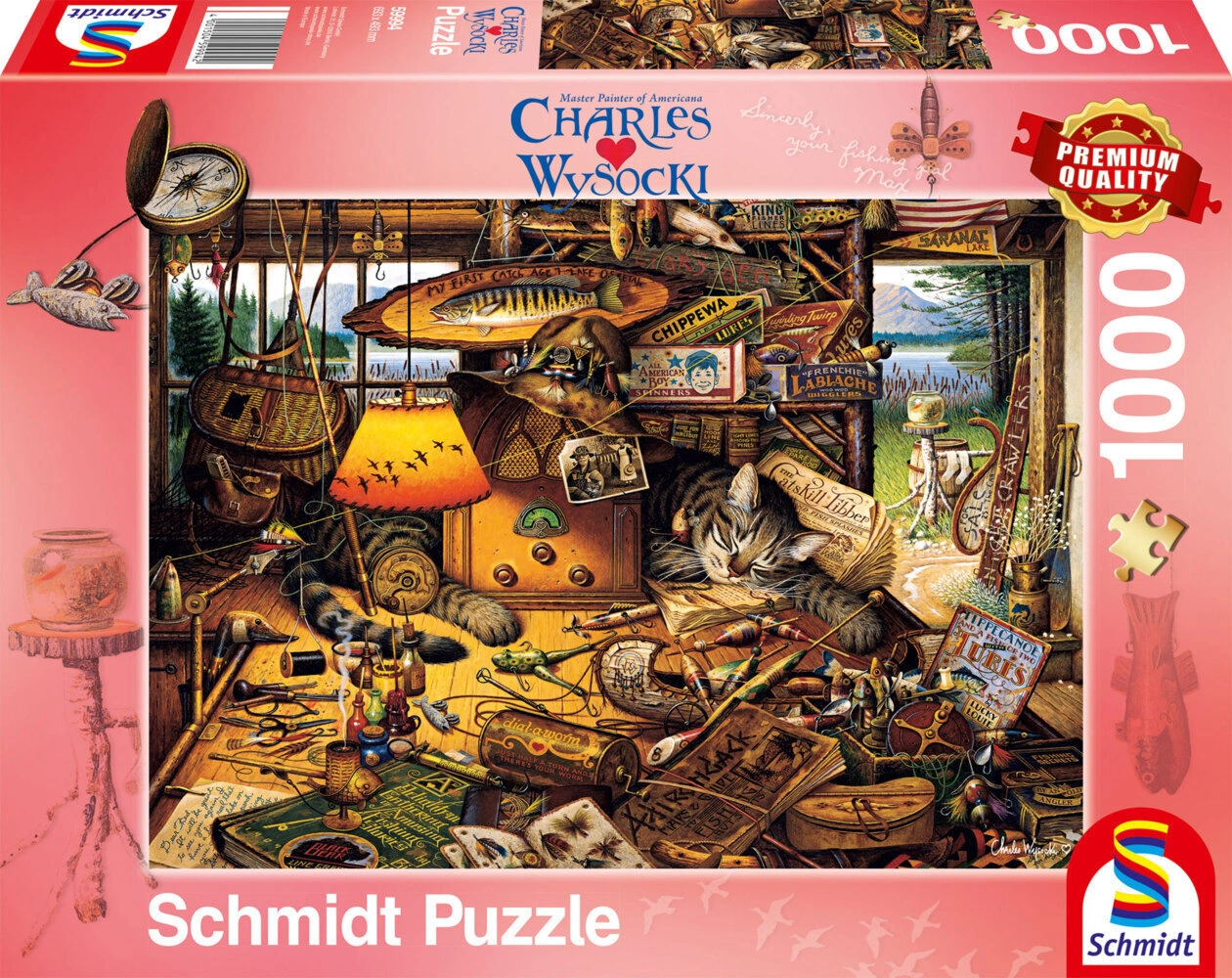 Schmidt Puzzle 1000 - Max in den Adirondacks Mountains