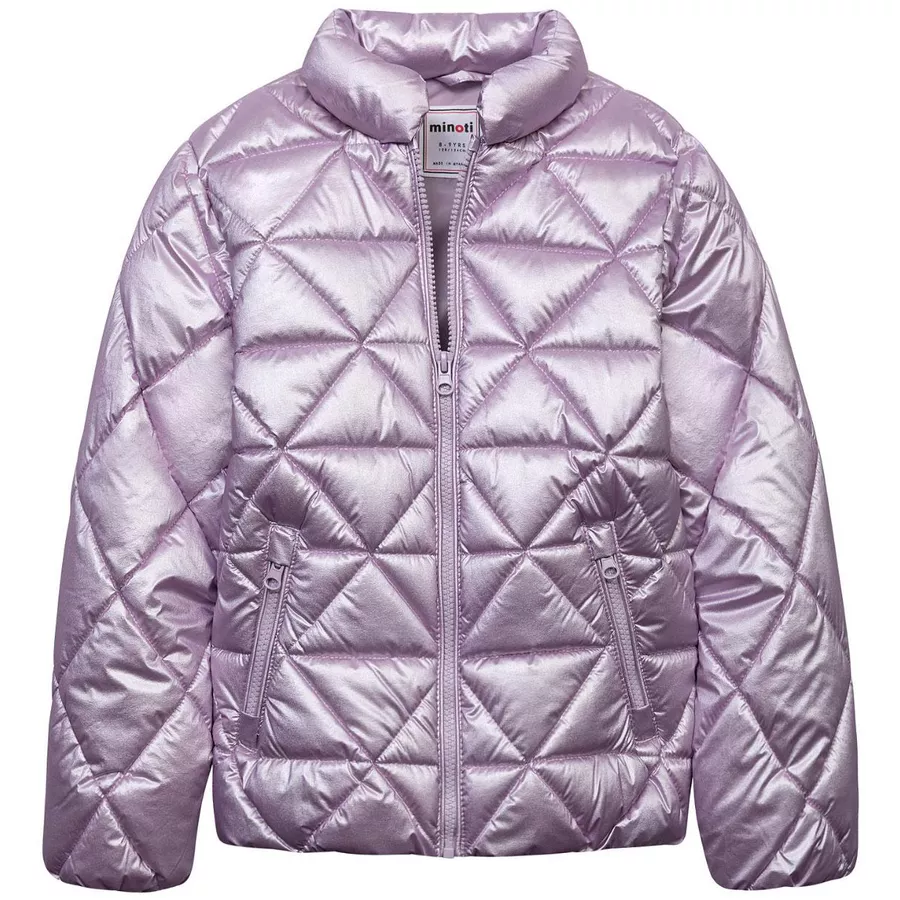 MINOTI Steppjacke mit Kapuze Lila