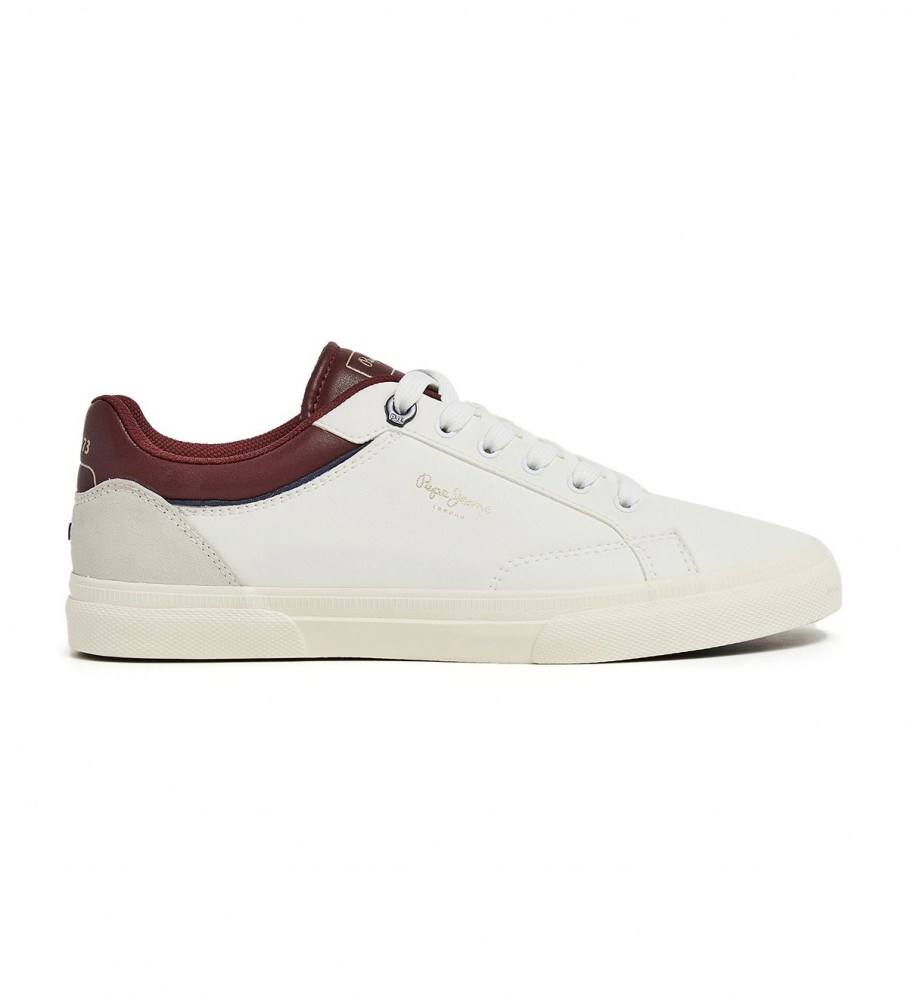 Tênis Pepe Jeans Kenton Journey M de couro branco