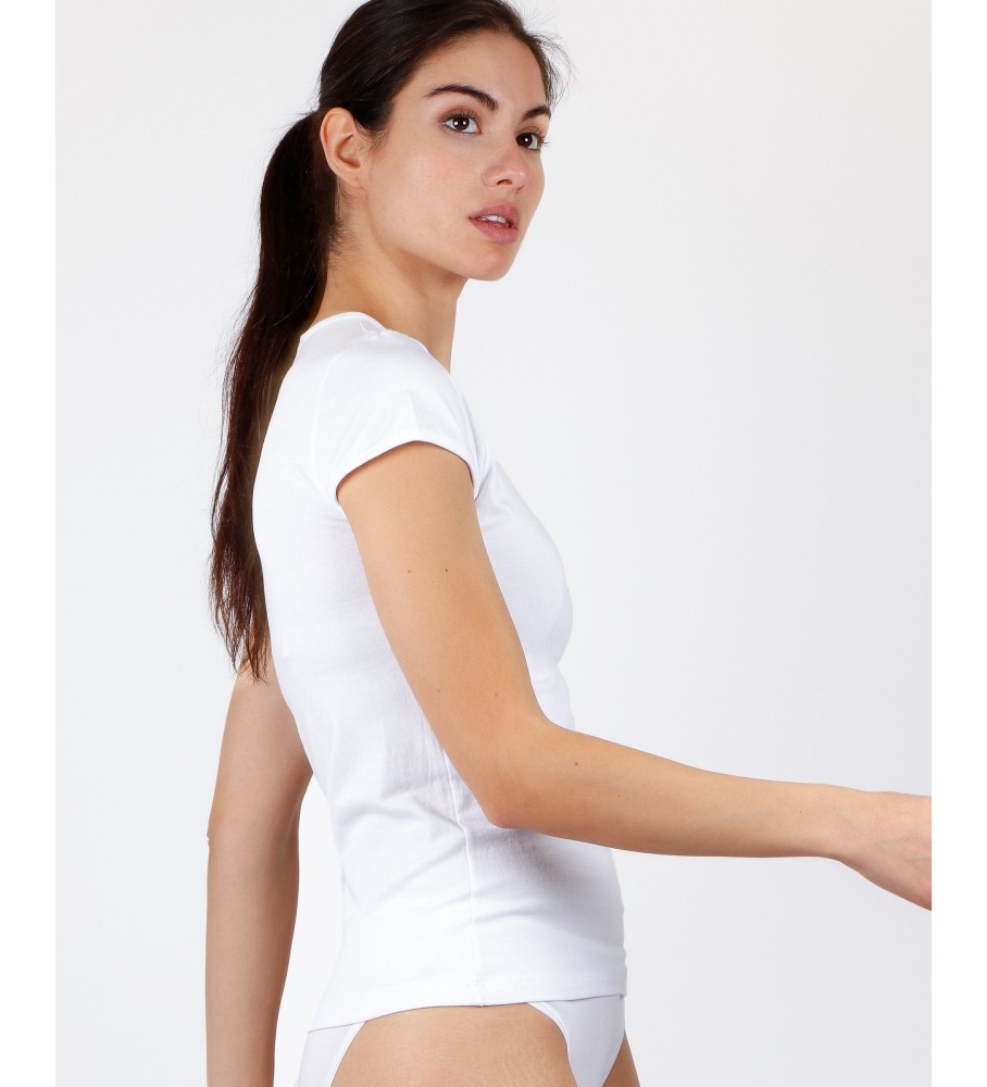 Camiseta Admas Soft Warm de Manga Curta, Branca
