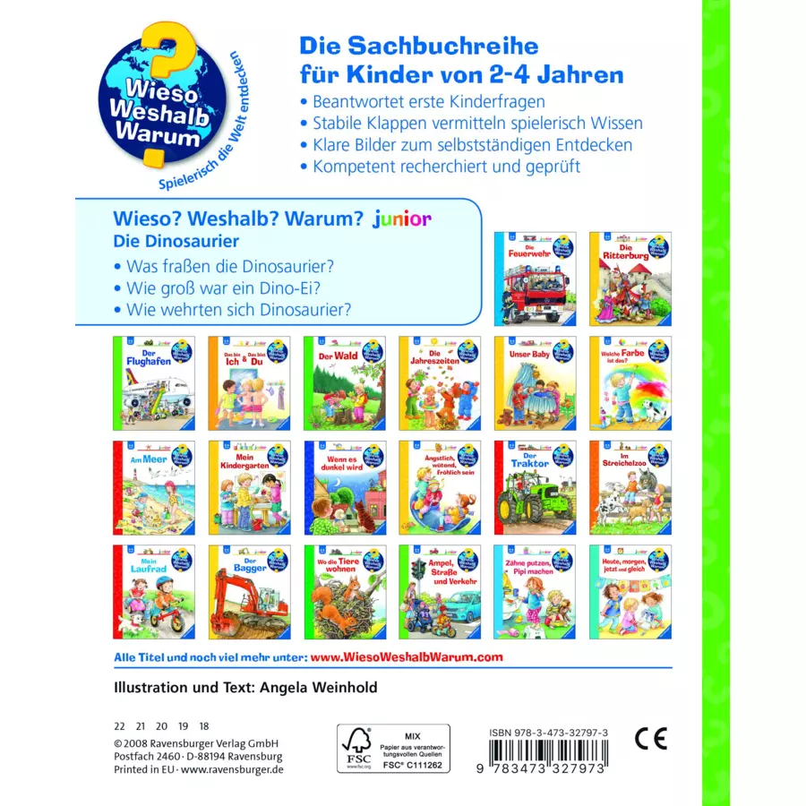 Ravensburger Wieso? Weshalb? Warum? Junior 25: Die Dinosaurier