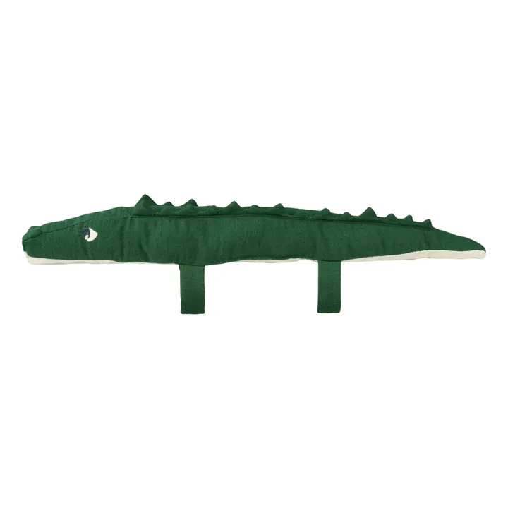 Liewood Peluche velcro Magne en coton bio | Vert foncé