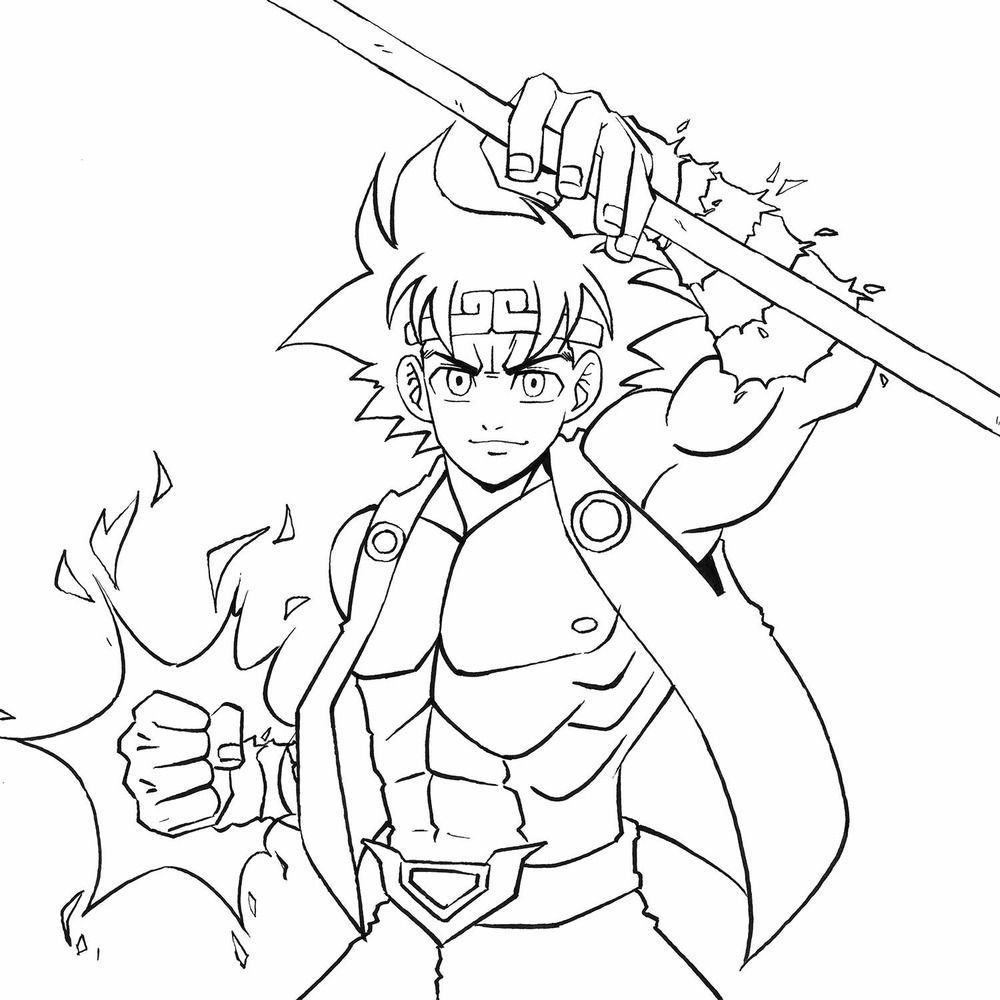 Kit de dessin my hero go manga - kyo