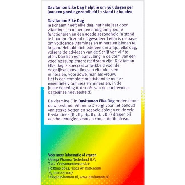 Davitamon Elke Dag Multivitamine 90 Tabletten