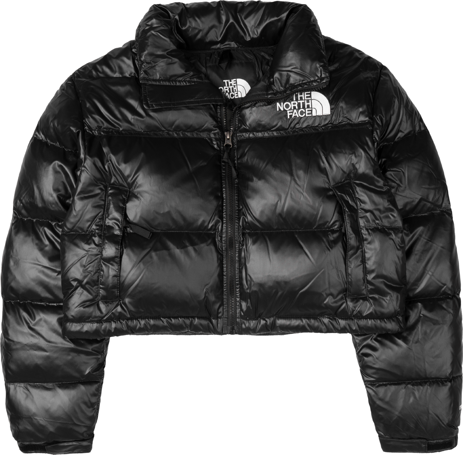 The North Face Nuptse Short Jacke Damen Schwarz