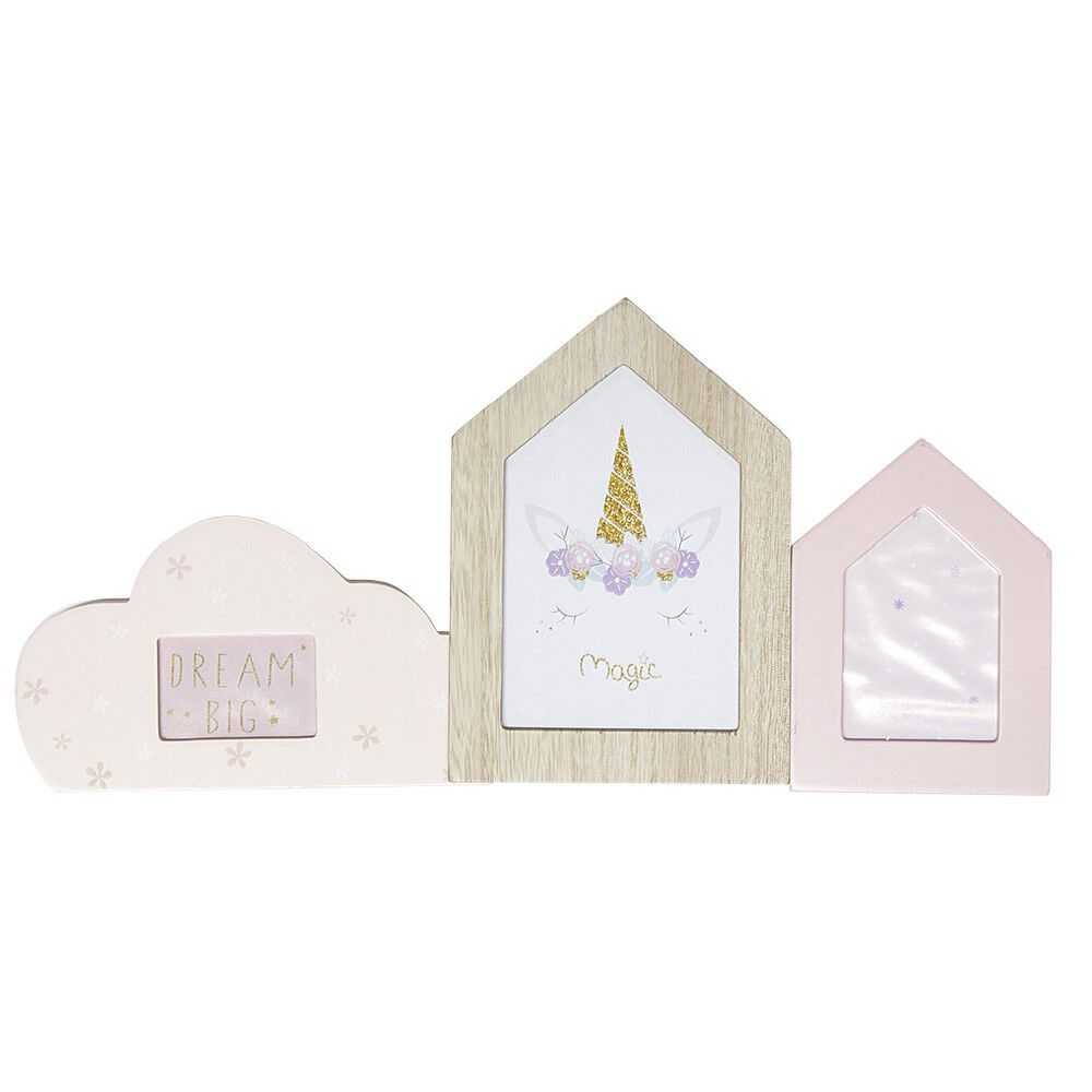Pêle mêle licorne rose