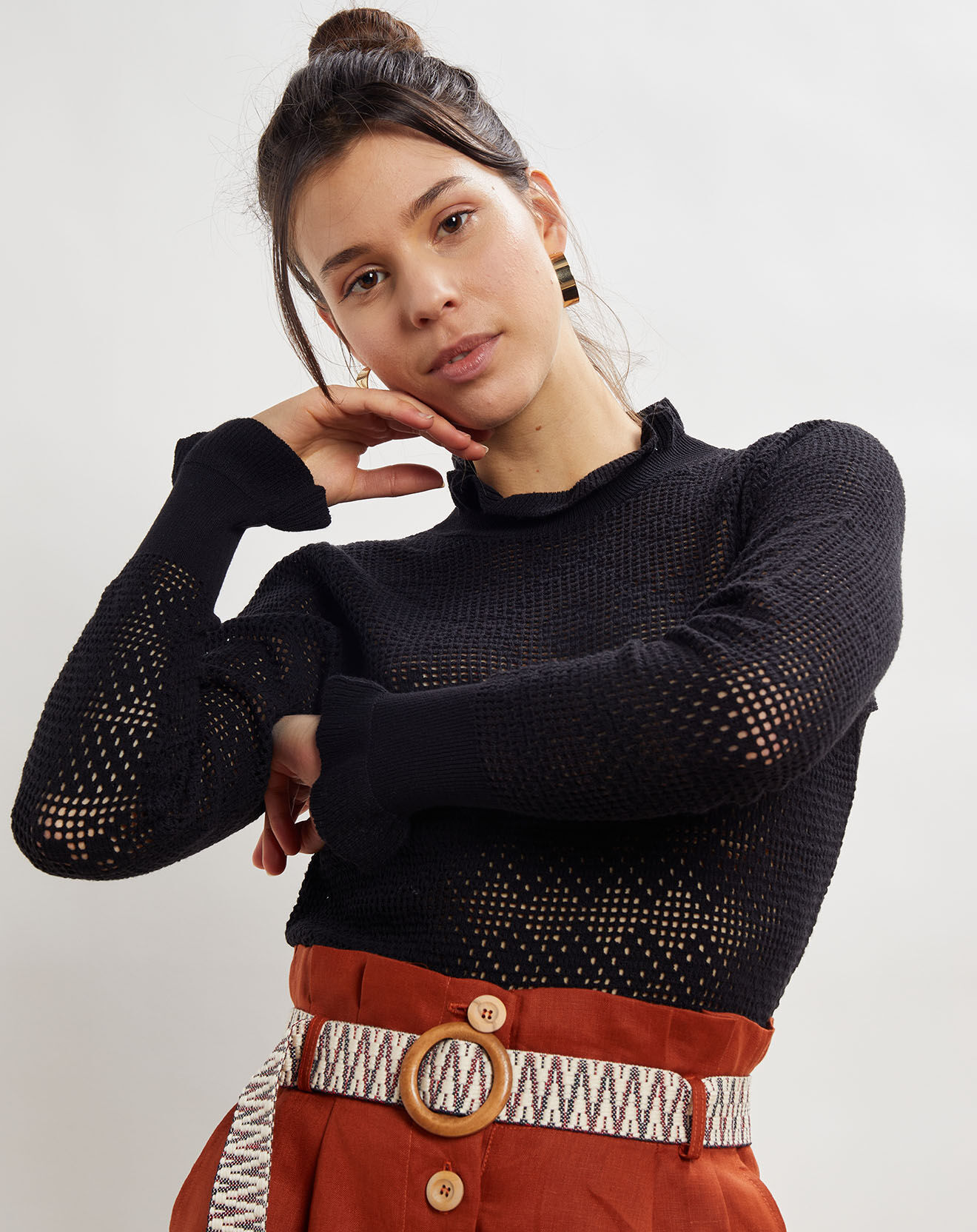 La Petite Francaise Pull Mateo noir