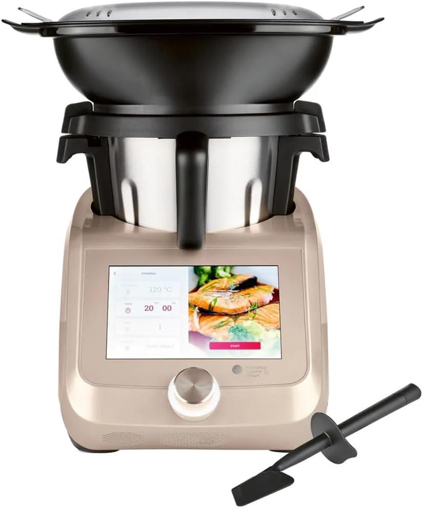 SILVERCREST® Küchenmaschine Monsieur Cuisine Smart SKMS 1200 B1 Farbe: Champagner