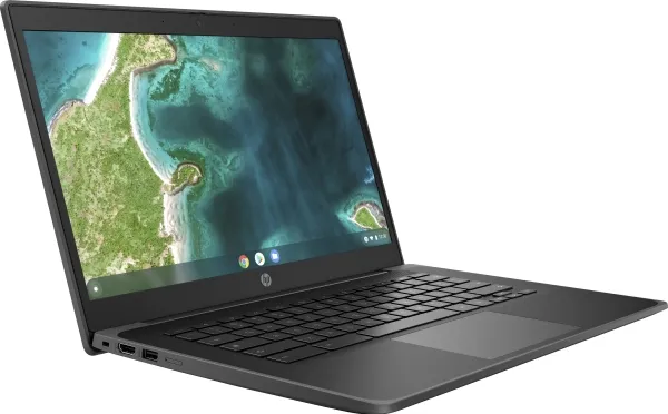 HP Fortis 14 G10 Chromebook - 180° hængselsdesign - Intel Celeron - N4500 / op til 2.8 GHz - Chrome OS - UHD Graphics - 4 GB RAM - 32 GB eMMC - 14