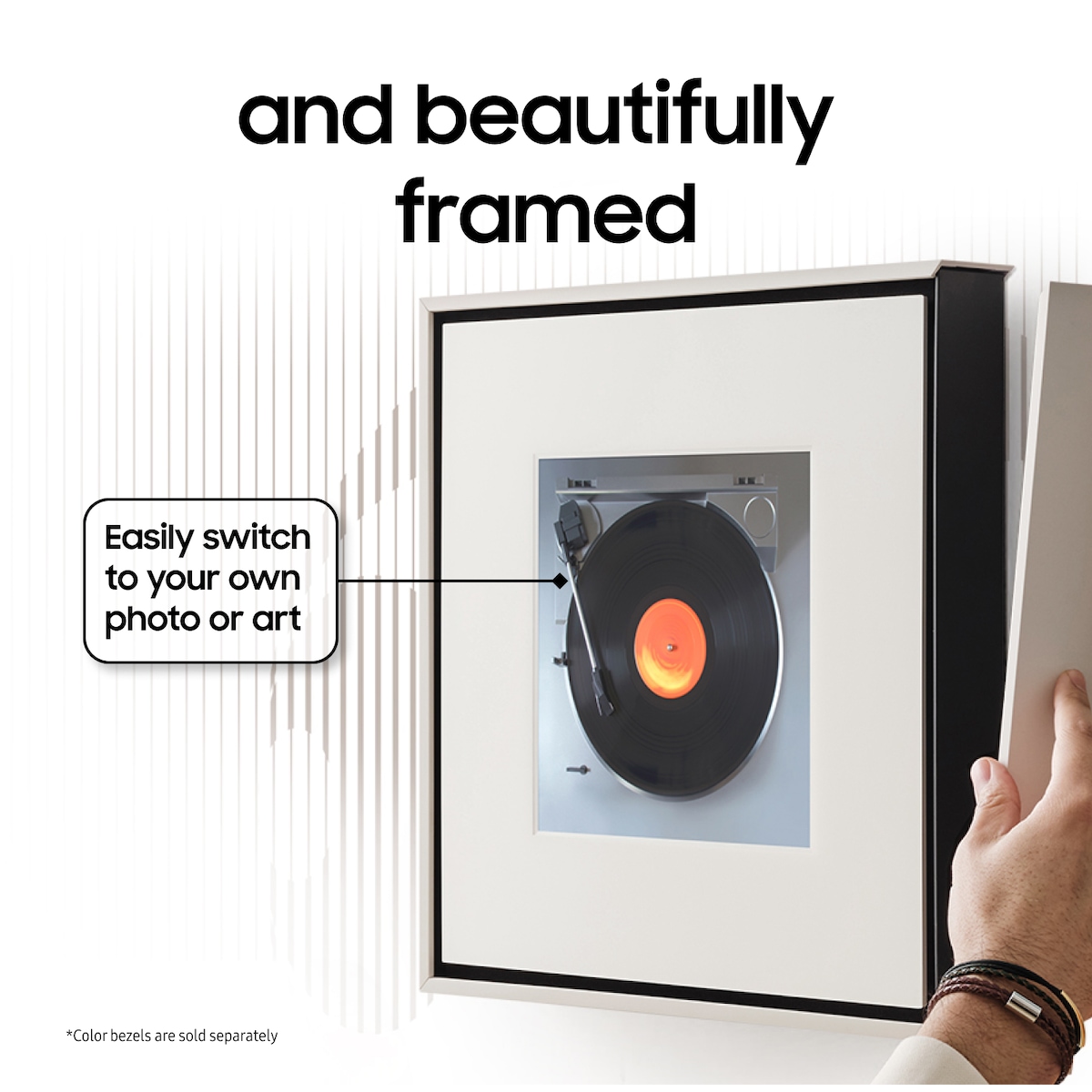 Samsung HW-LS60D Music Frame smarthøyttaler (sort)