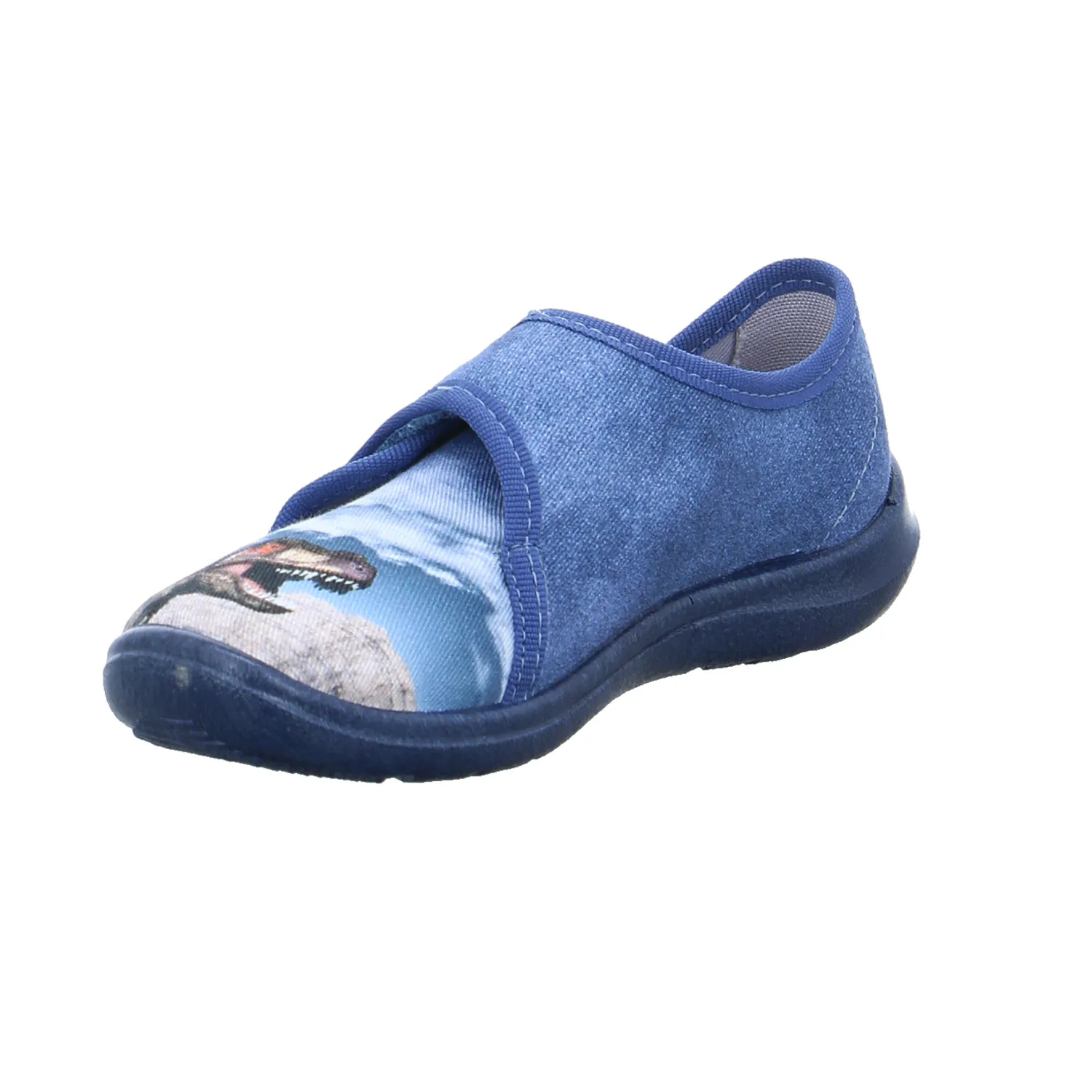 BECK Kinder-Hausschuh Blau Textil  Jungenhausschuh