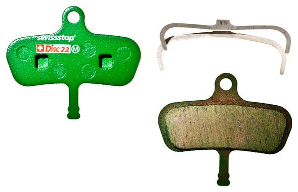 Paire de Plaquettes Organiques SwissStop Disc 22C Sram Code (2008-2010) Code 5 Code 7