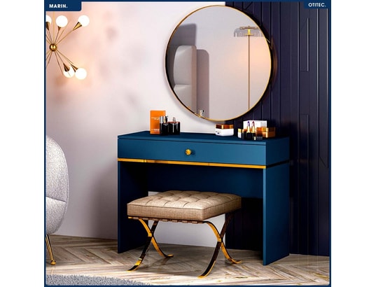 OTITEC - Coiffeuse - h.79 x l.100 x p.40 cm - marin
