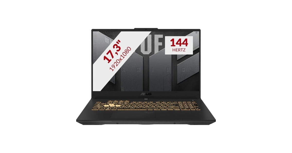 ASUSTUF Gaming F17 FX707VI-HX036W 17.3