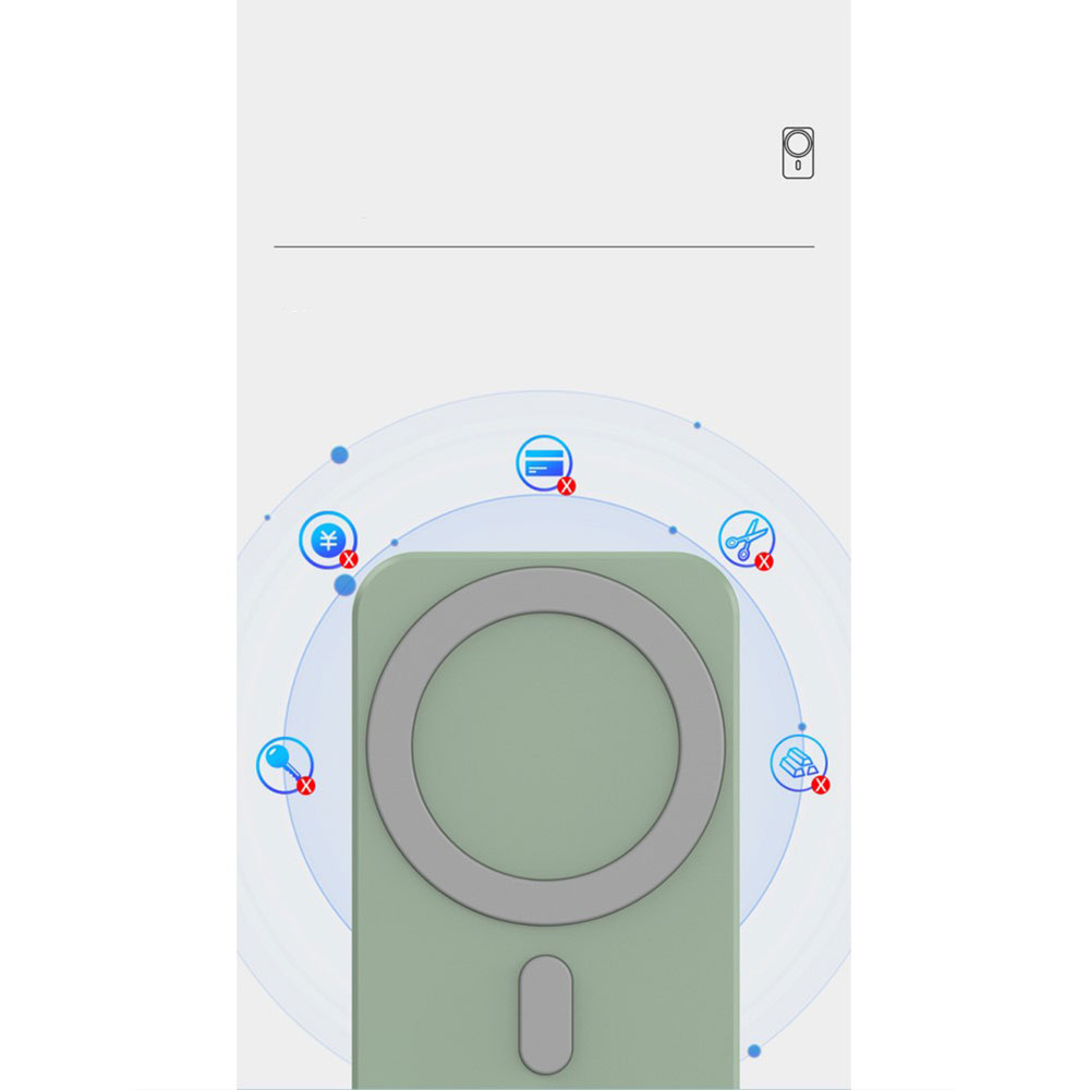(15W) 2in1 MagSafe Auto Ladegerät KFZ Halterung Magnetischer Qi Wireless Charger für Lüftungsgitter Air Frame - Schwarz