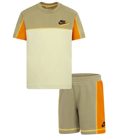 Nike Shortss?t - Shorts/T-shirt - Neutral Olive