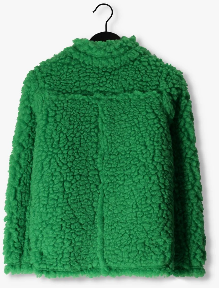 STAND STUDIO groene stand studio teddy jas gwen mini coat