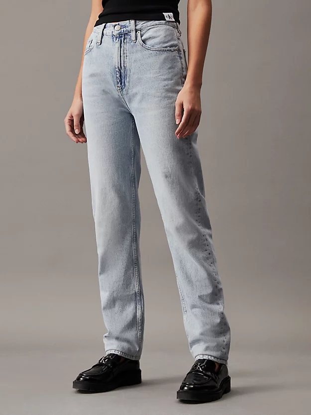Calça jeans slim reta autêntica