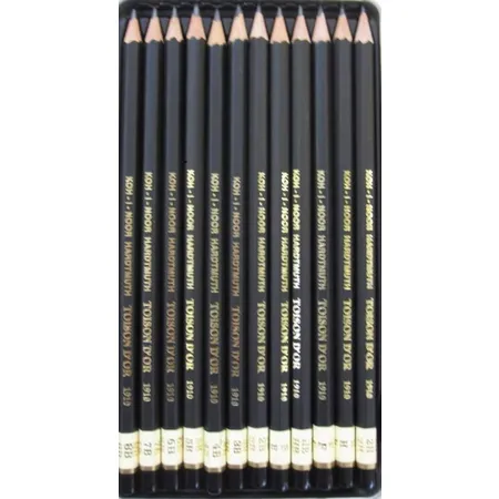 Koh-I-Noor Graphitstifte Art 8B 2H, 12 Stück