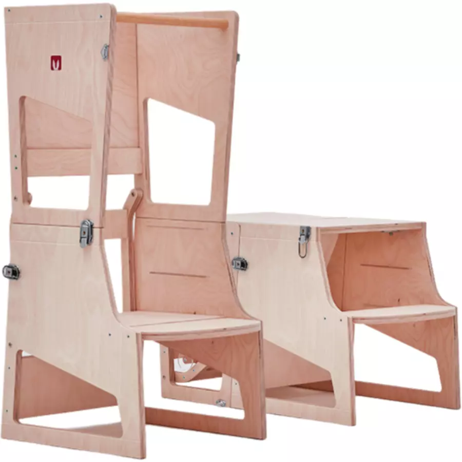 Bianconiglio Kids® Lernturm Transformer R natur