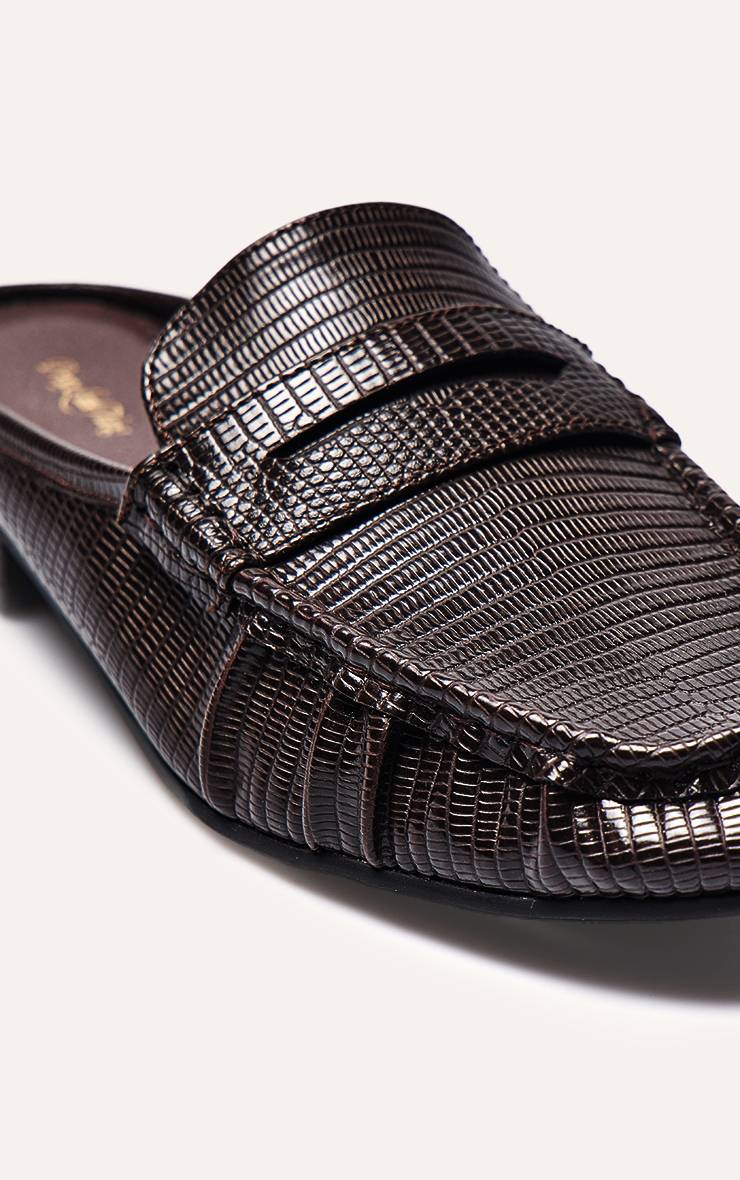 Marron Mocassin En Daim