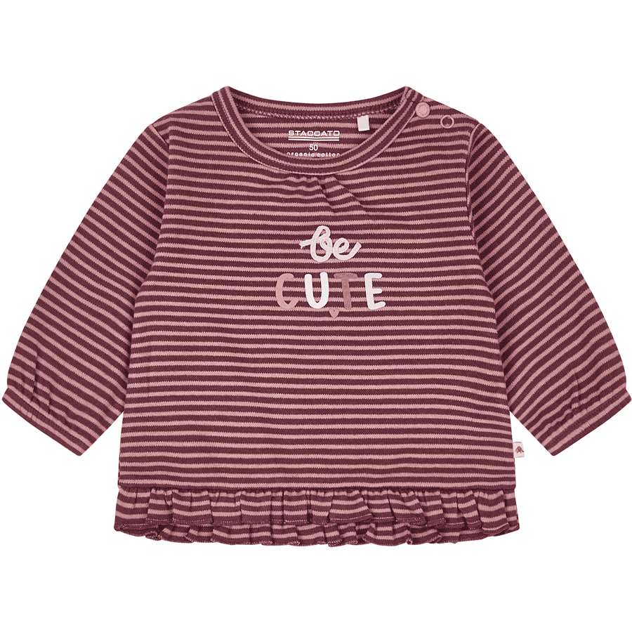 STACCATO Tunika soft violett gestreift