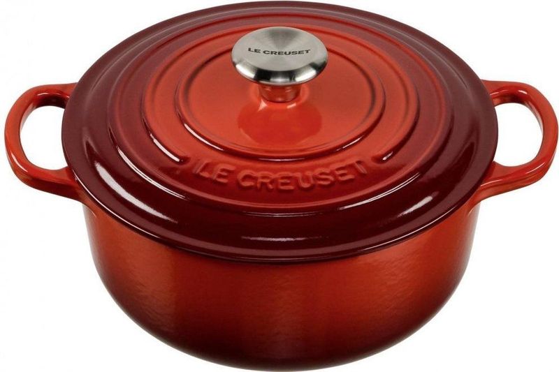 Le Creuset - Braadpan Signature - Kersenrood - Gietijzer - Ø 20 cm
