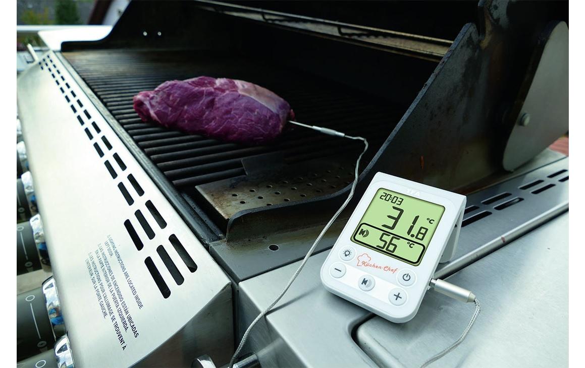 Bratenthermometer Küchen-Chef, DigitalDigitales Grill-Bratenthermometer