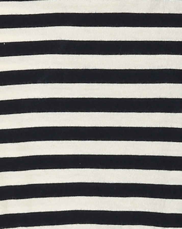 Träger-Kleid JUNO gestreift in navy