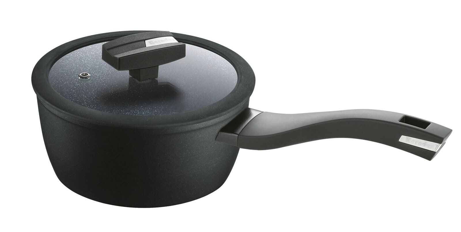 Berndes Stieltopf ALLROUNDER-BALANCE® 16 cm Alu schwarz