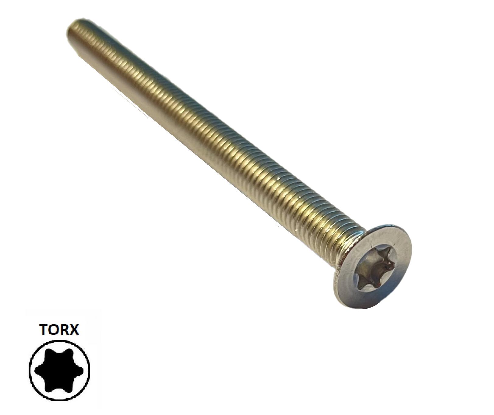 Side Shore Vis Foil - Torx - Inox - M6 / 80 mm